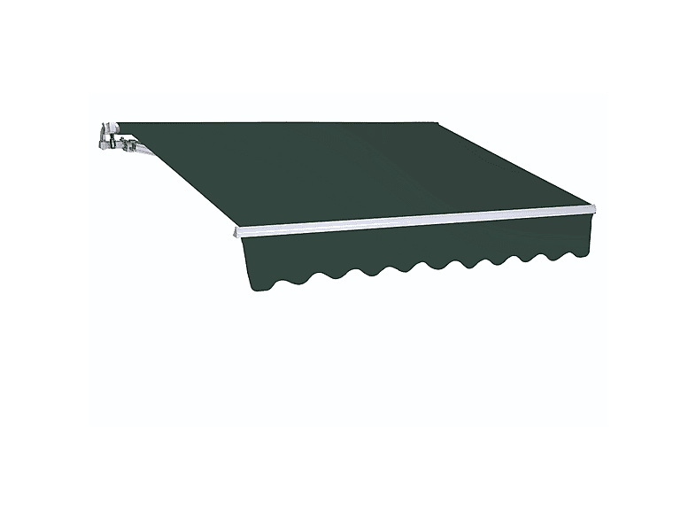 Garden Friend P1327031, Pensilina ABS Profondità 100 Cm, Lunghezza 150 Cm, Nero