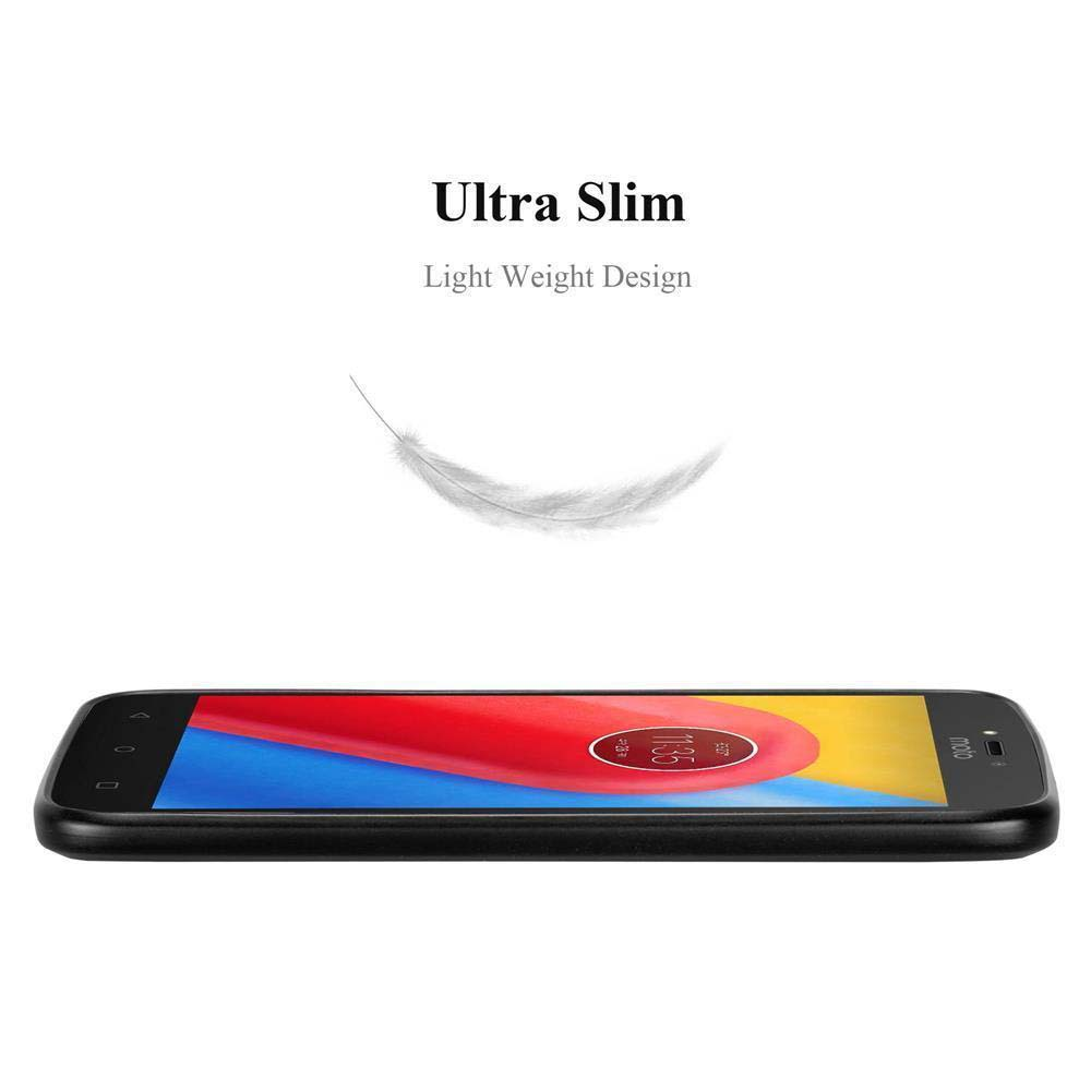 Ein Smartphone mit rotem, gelbem und schwarzem Bildschirm liegt unten. Der Text "Ultra Slim" und "Light Weight Design" stehen oben.