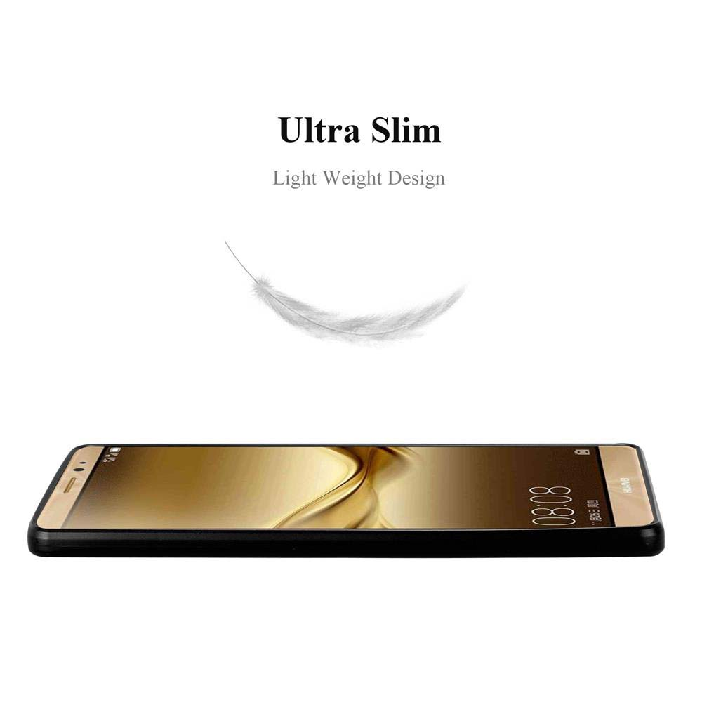 Un teléfono inteligente se encuentra sobre una superficie blanca. Encima del teléfono, se muestra un gráfico de plumas. El texto dice Ultra Slim y Light Weight Design.
