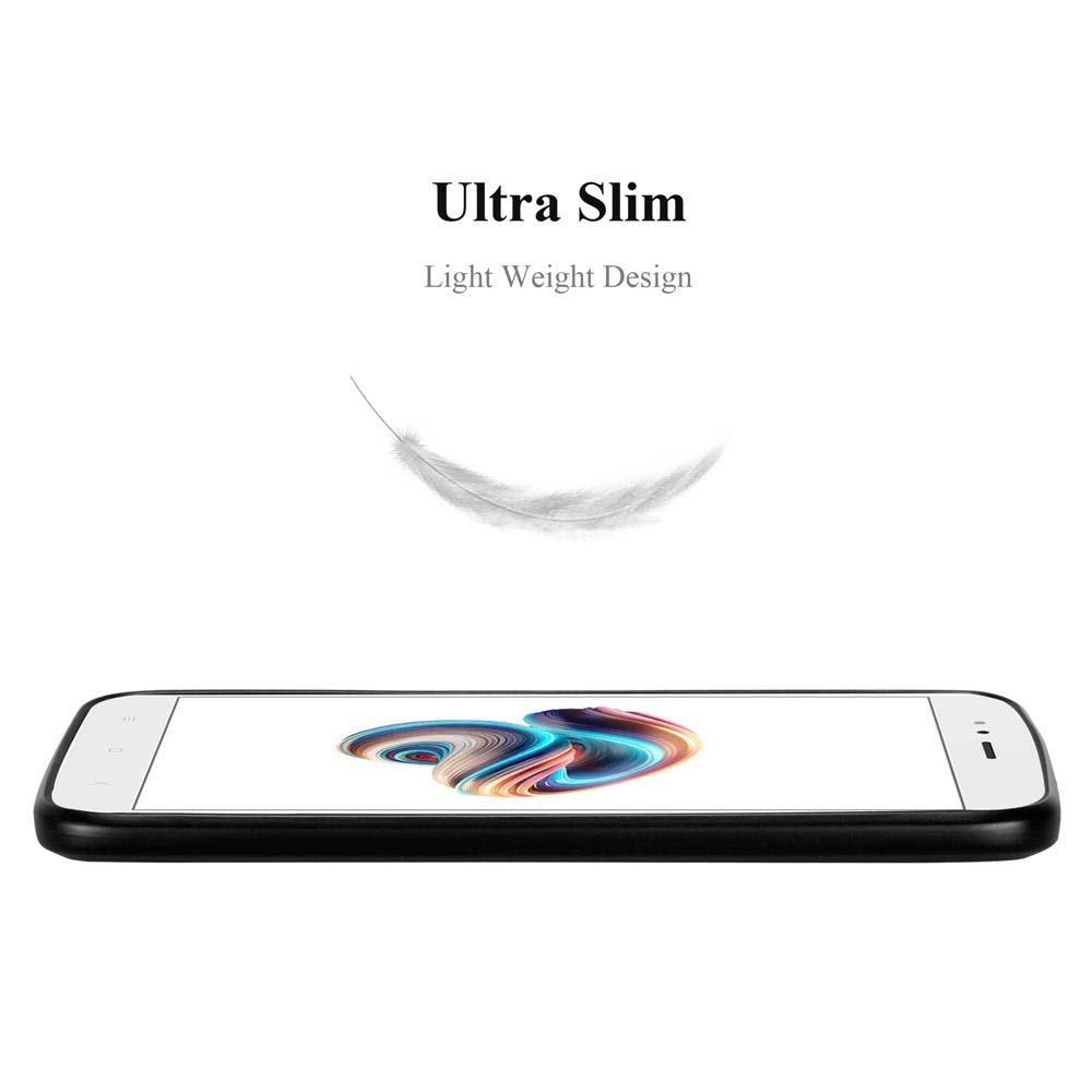 Uno smartphone con schermo colorato si trova sotto il testo che recita 'Ultra Slim Light Weight Design'. Una piuma fluttua sopra.