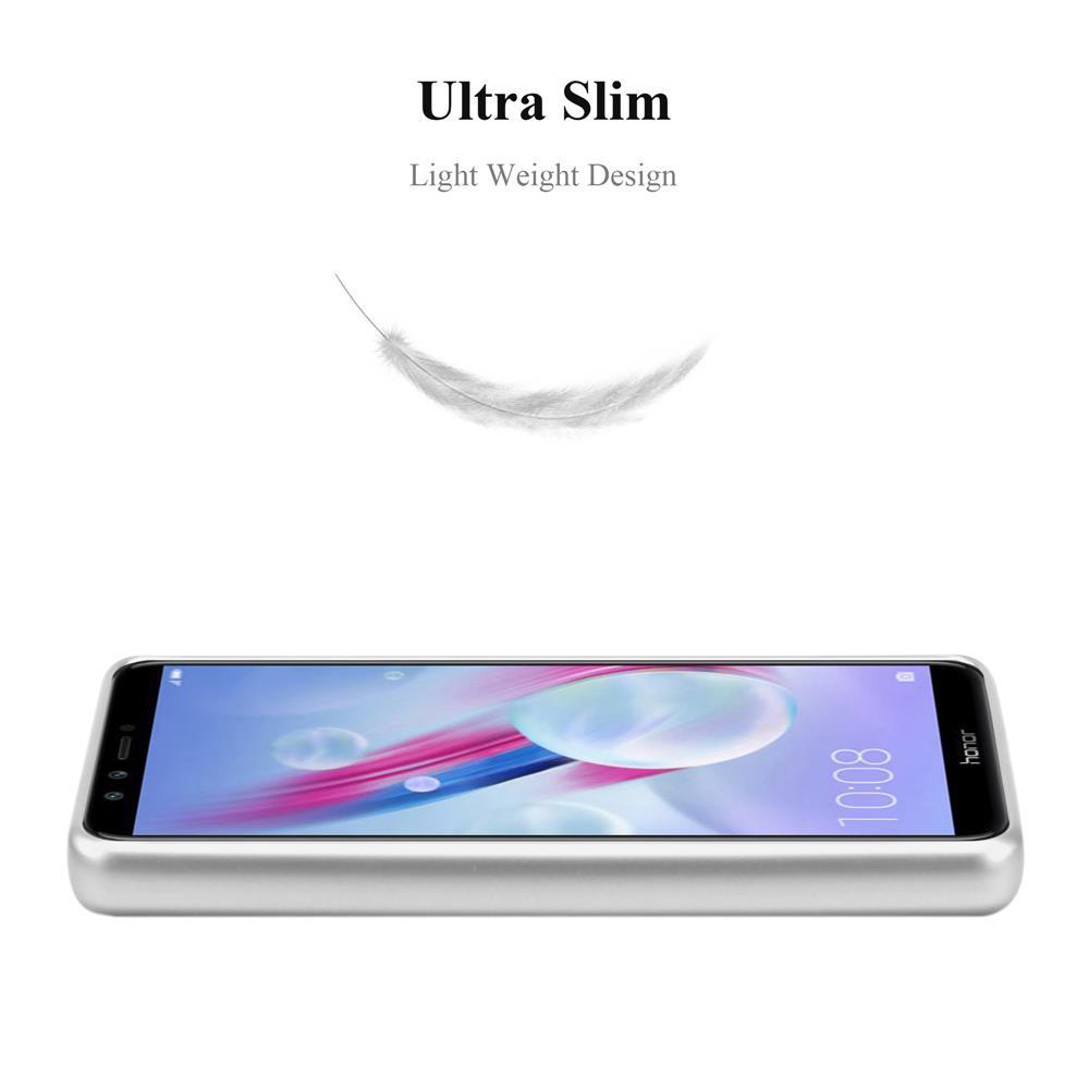 Un smartphone con marco plateado. Arriba, las palabras Ultra Slim, Light Weight Design y una pluma.