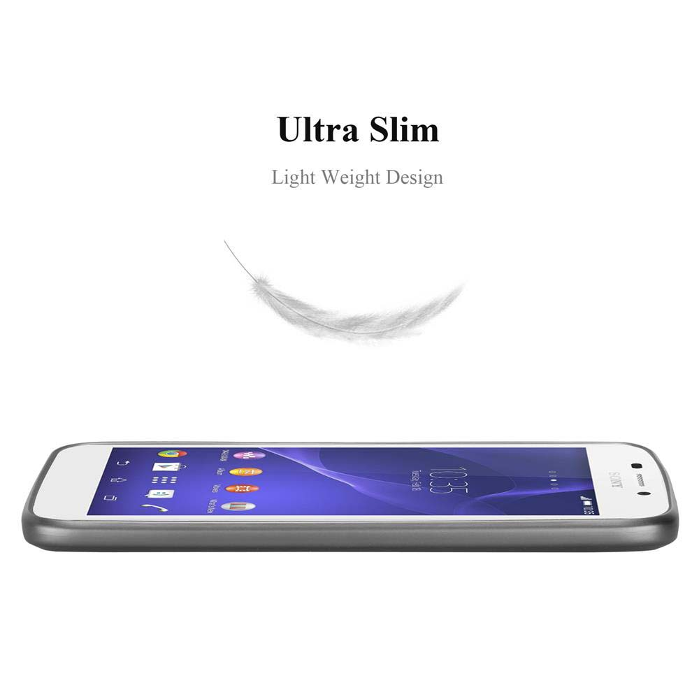 Viene visualizzato uno smartphone bianco con una cornice grigia. Sopra, una piuma fluttua. Il testo 'Ultra Slim, Light Weight Design' è visibile.