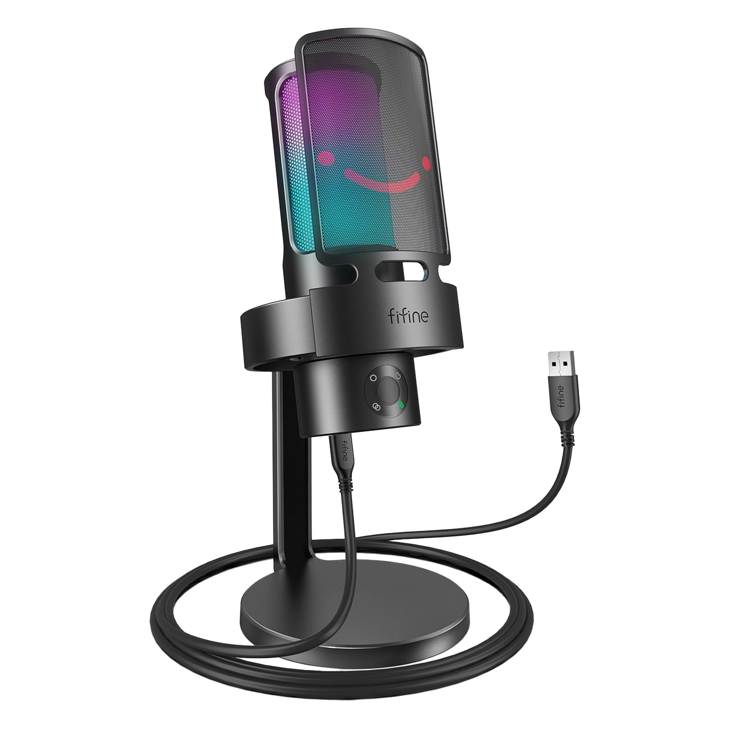 FIFINE Ampligame A8 USB Kablolu Yayıncı Bilgisayar Mikrofonu Siyah