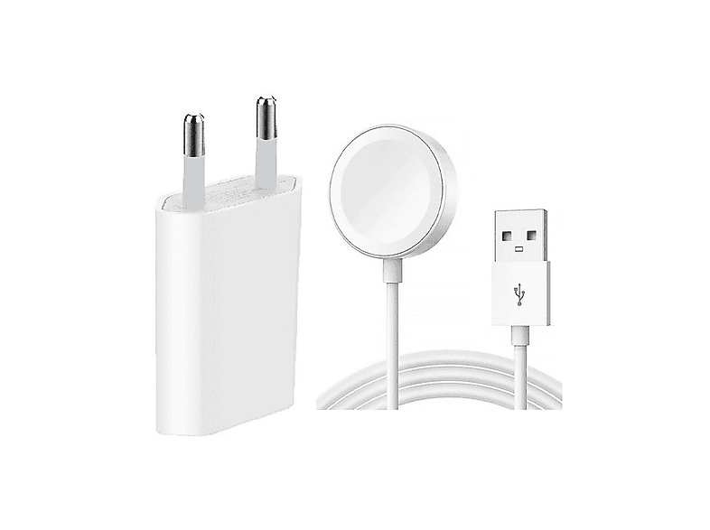 VENTARENT Watch Ladeset 10W, Ladekabel, 100 cm, weiß