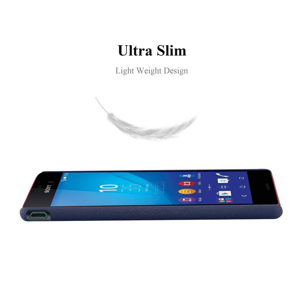 Un smartphone sobre un fondo blanco. El teléfono muestra la hora. El texto superior dice 'Ultra Slim' y 'Light Weight Design'.