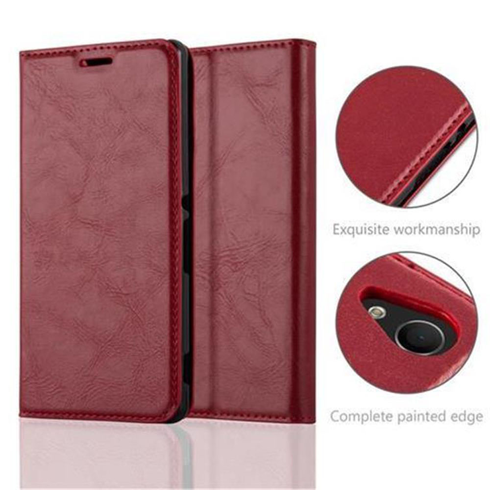 Custodia Compatibile Con Sony Xperia M4 Aqua In Rosso Mela