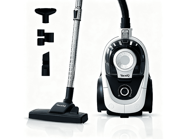 VACNIQ BR5 Bodenstaubsauger, maximale Leistung: 899 Watt, Schwarz)