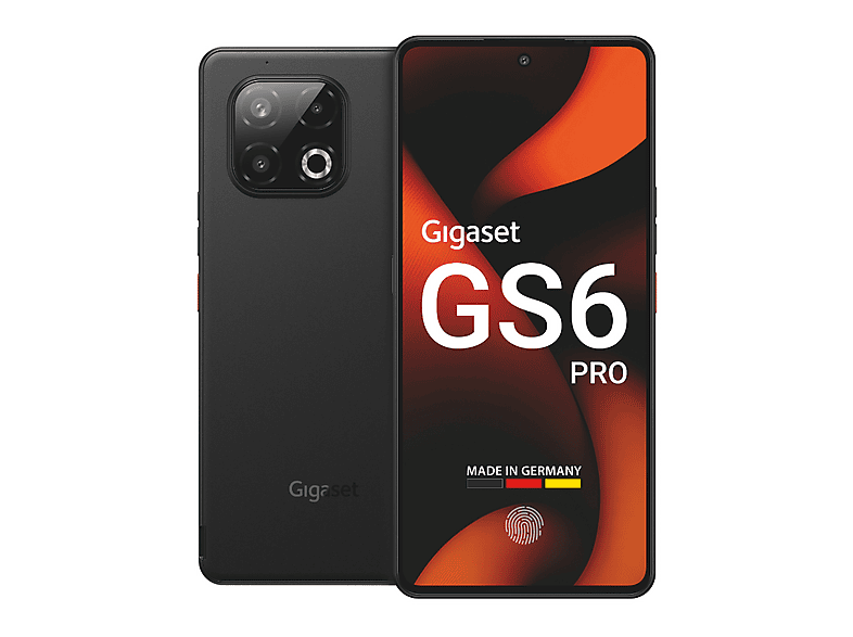 GIGASET GS6 PRO 256 GB Schwarz Dual SIM