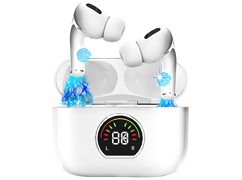 SROSS G33, In-ear Bluetooth Kopfhörer Bluetooth weiß