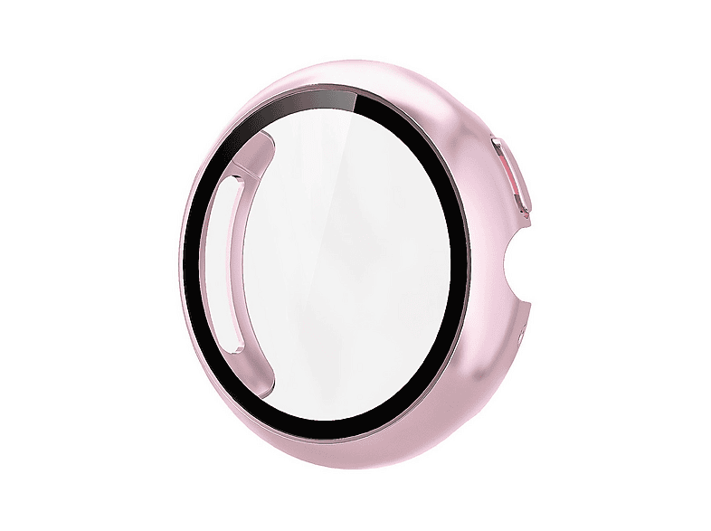 WIGENTO Kunststoff Design Hülle + H9 Hart Glas Watch Schutz Hülle (für Google Pixel Watch 4 41mm)