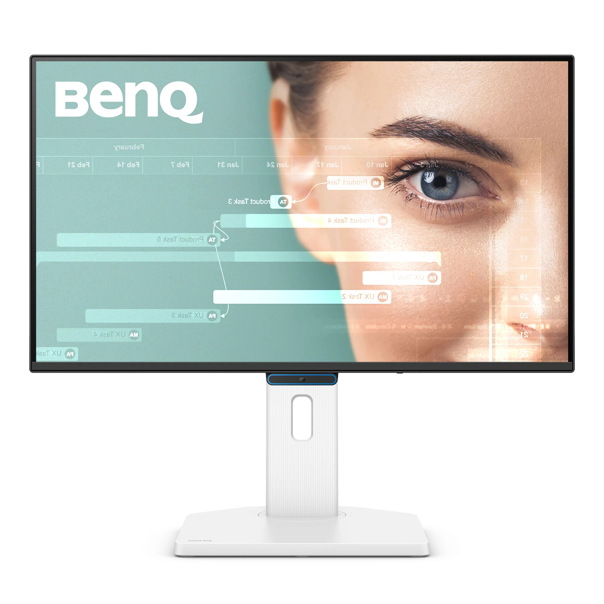 BENQ GW2490TC 23.8 IPS  HDMI DP USB-C MM Pivot EyeCare Ev Ofis 23,8 inç Full-HD 5 ms 144 Hz Monitör Siyah,Beyaz