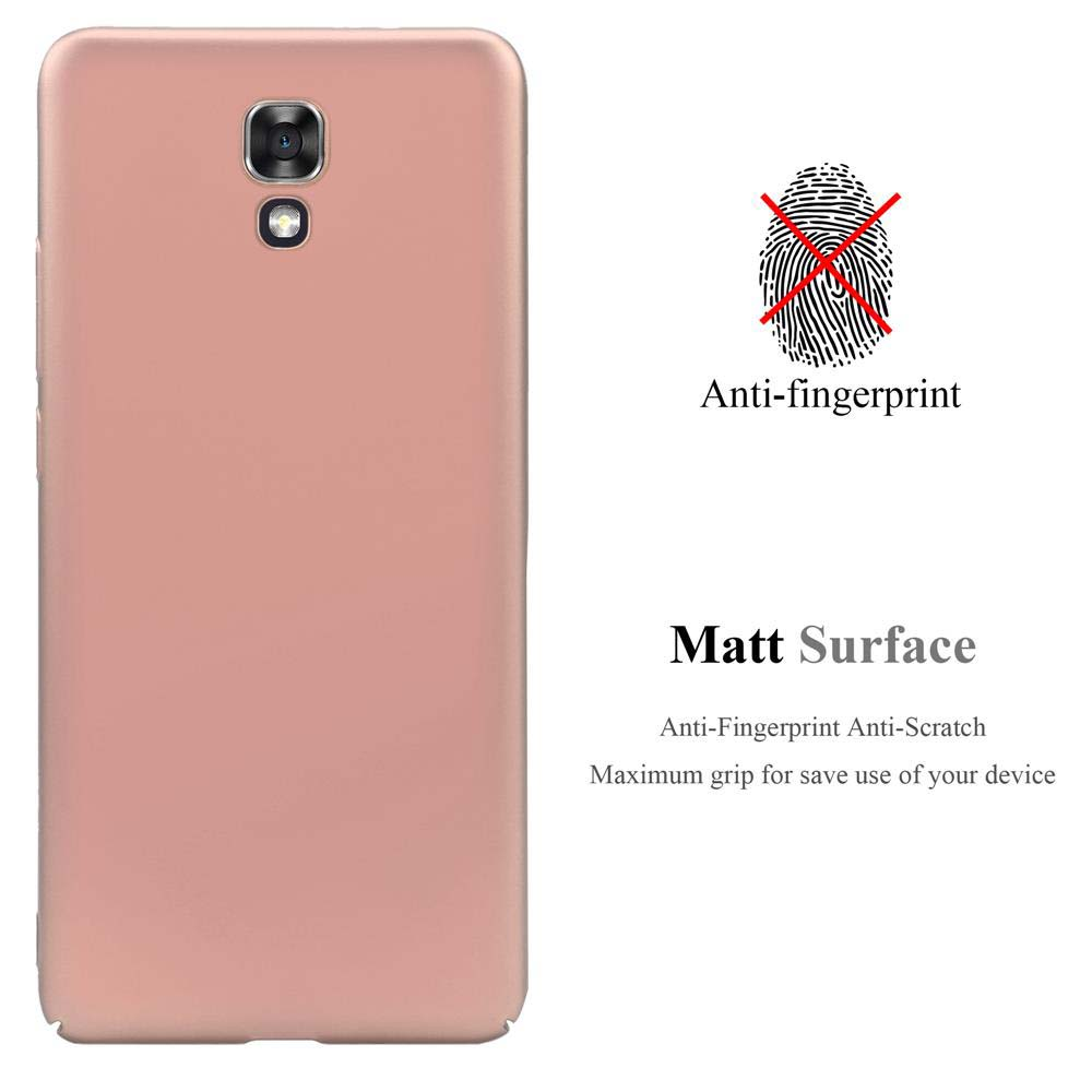 Gezeigt wird eine Handyhülle mit einem Fingerabdrucksymbol und den Worten 'Anti-Fingerprint' und 'Matt Surface'.