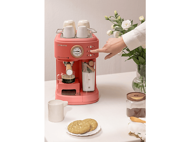 Cafetera express | CREATE THERA RETRO PRO, , 1250 W, Terracota