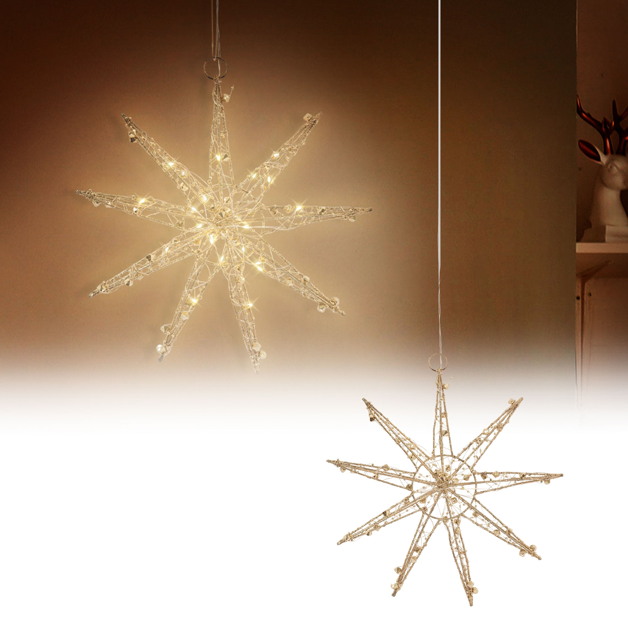 weihnachtsstern beleuchtung außen LED Außen-Weihnachtsstern Nova 60cm IP65 online kaufen main image 0