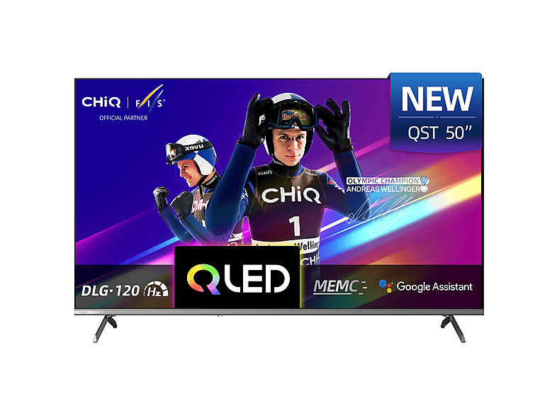 CHIQ U50QST LED TV (Flat, 50 Zoll / 127 cm, QLED 4K, SMART TV)