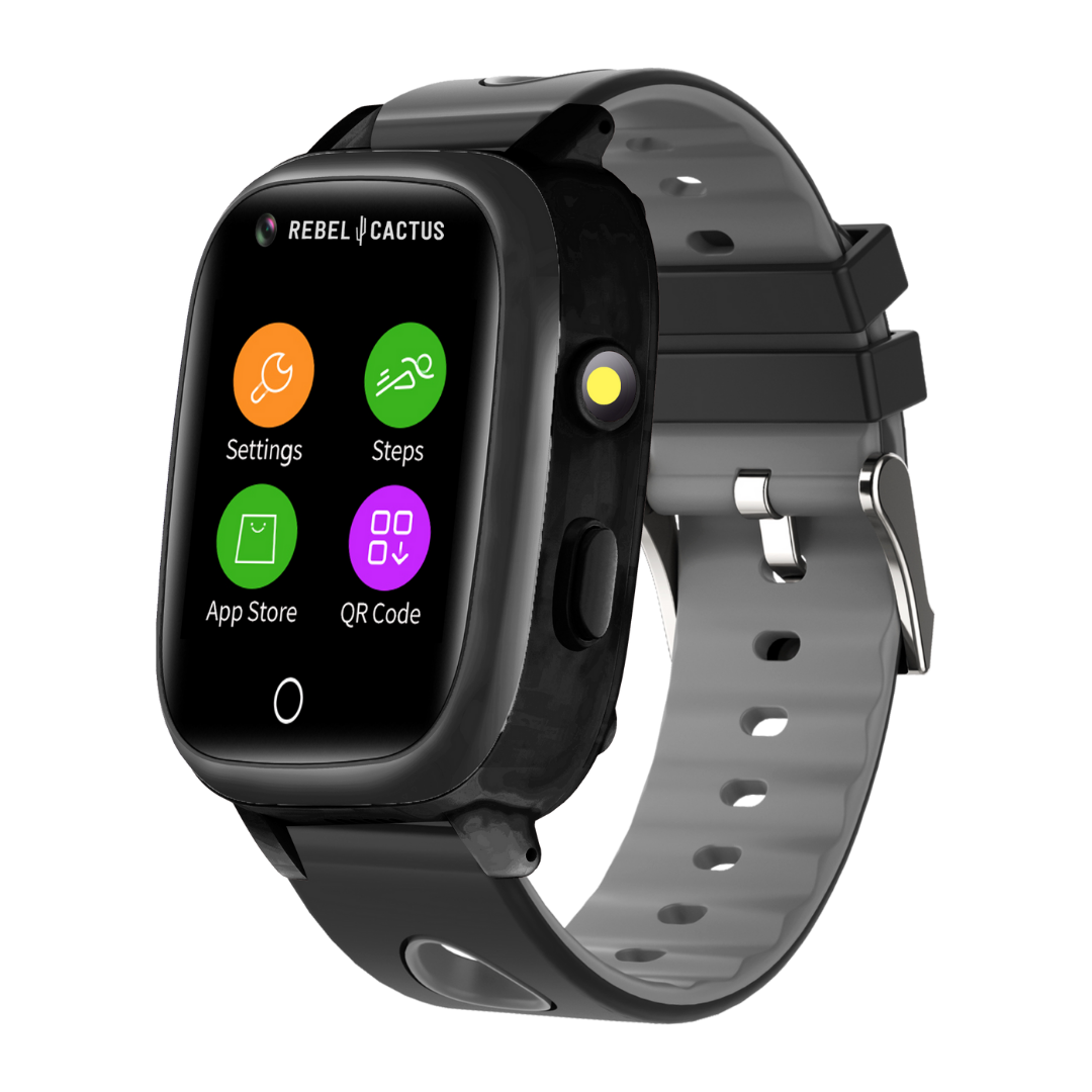 Smartwatch infantil | REBEL CACTUS GO - Negro, WhatsApp, Spotify, Negro |  MediaMarkt