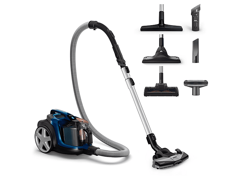 PHILIPS FC9745/09 Zylinder-Vakuum Staubsauger, maximale Leistung: 900 Watt, Königsblau)