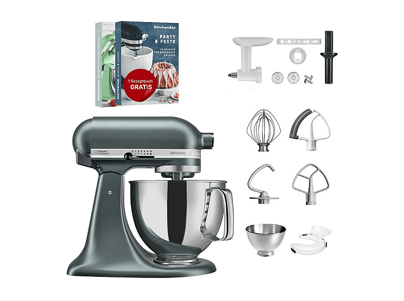 KITCHENAID 5KSM175 Cookie-Set Küchenmaschine Juniper (Wacholder) (300 Watt)