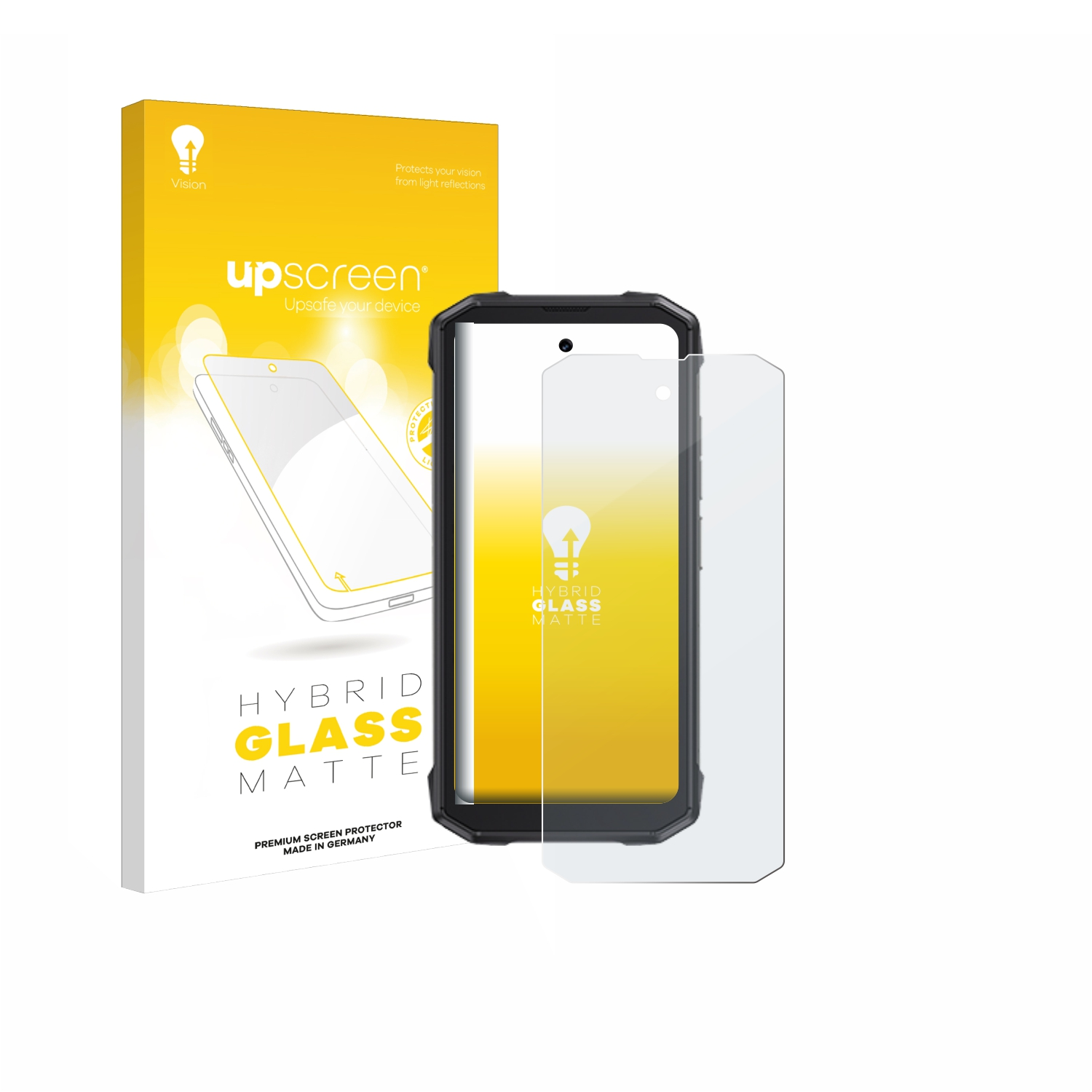 UPSCREEN Schutzglas Panzer Folie Glas Klar Schutzfolie (für Cubot King Kong Mini 4