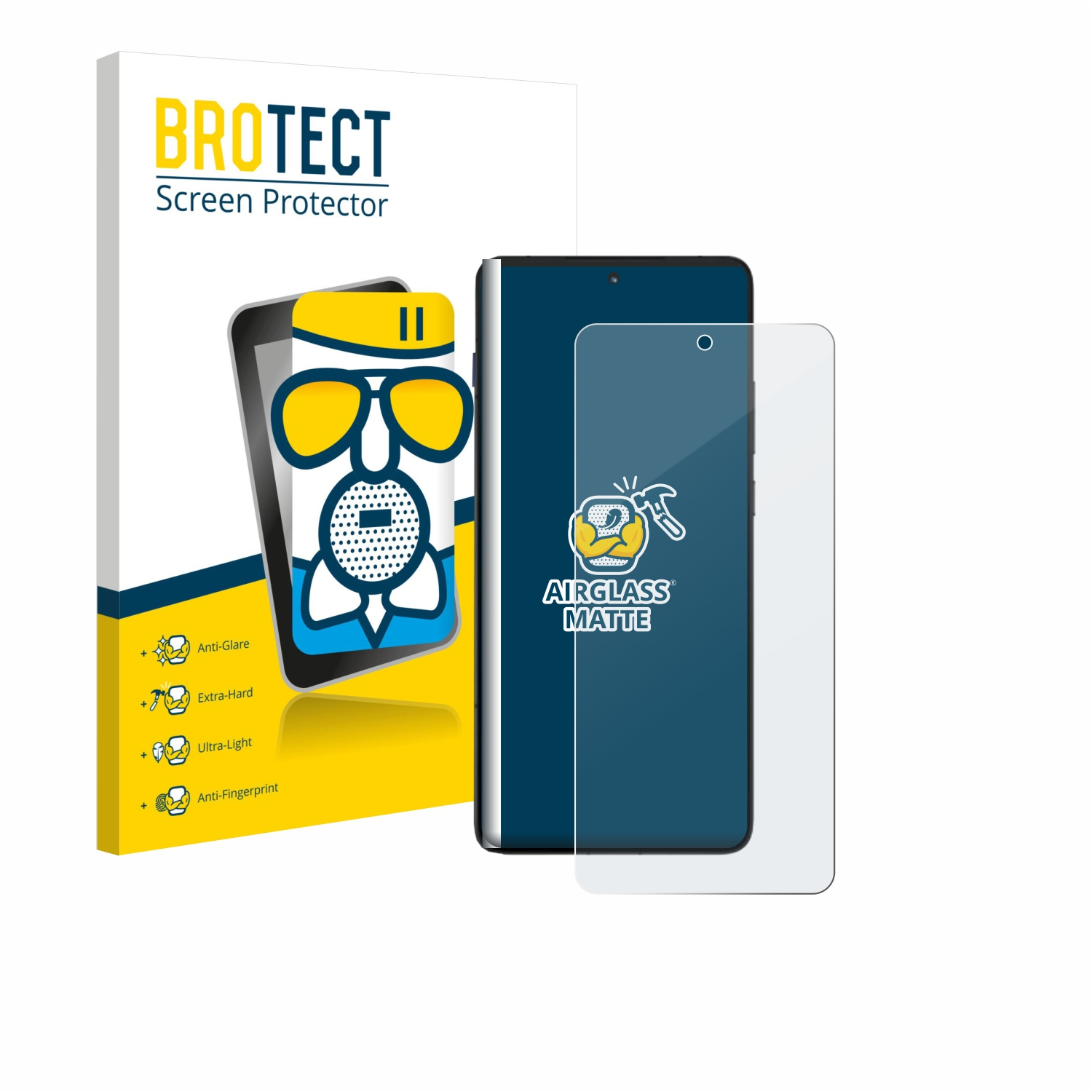 BROTECT AirGlass Panzerfolie Für Cubot X70 – Extrem Kratzfest (9H), Made In Germany, Mit Anti-Fingerprint