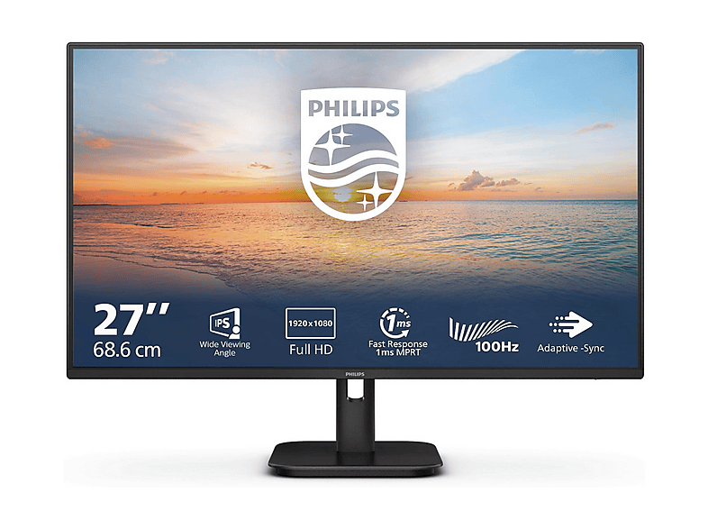 PHILIPS 27E1N1100A/00 27 Zoll Full-HD Monitor (4 ms Reaktionszeit , 100 Hz , 100 Hz nativ)