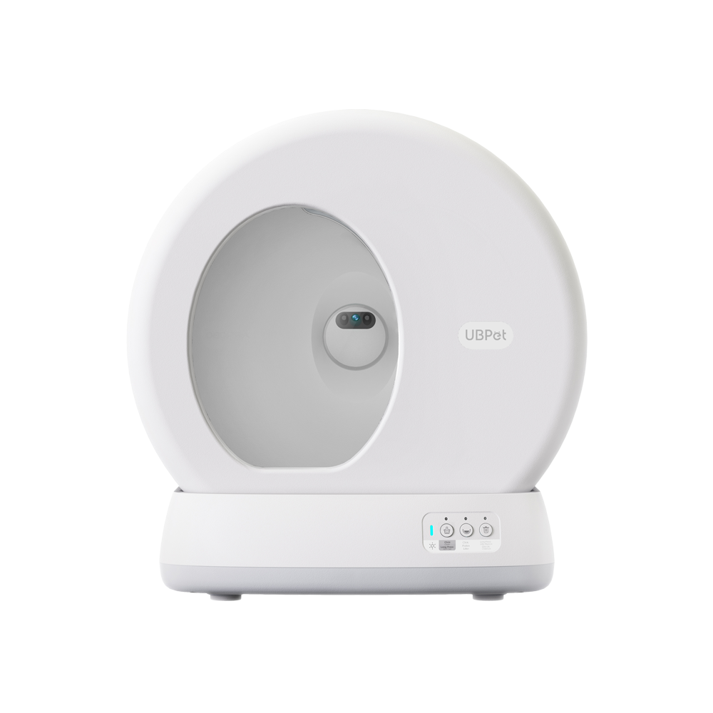 UBPET UCAT C10 Pro Kameralı Yeni Versiyon Akıllı Otomatik Kedi Tuvaleti Akıllı Kedi Tuvaleti Beyaz