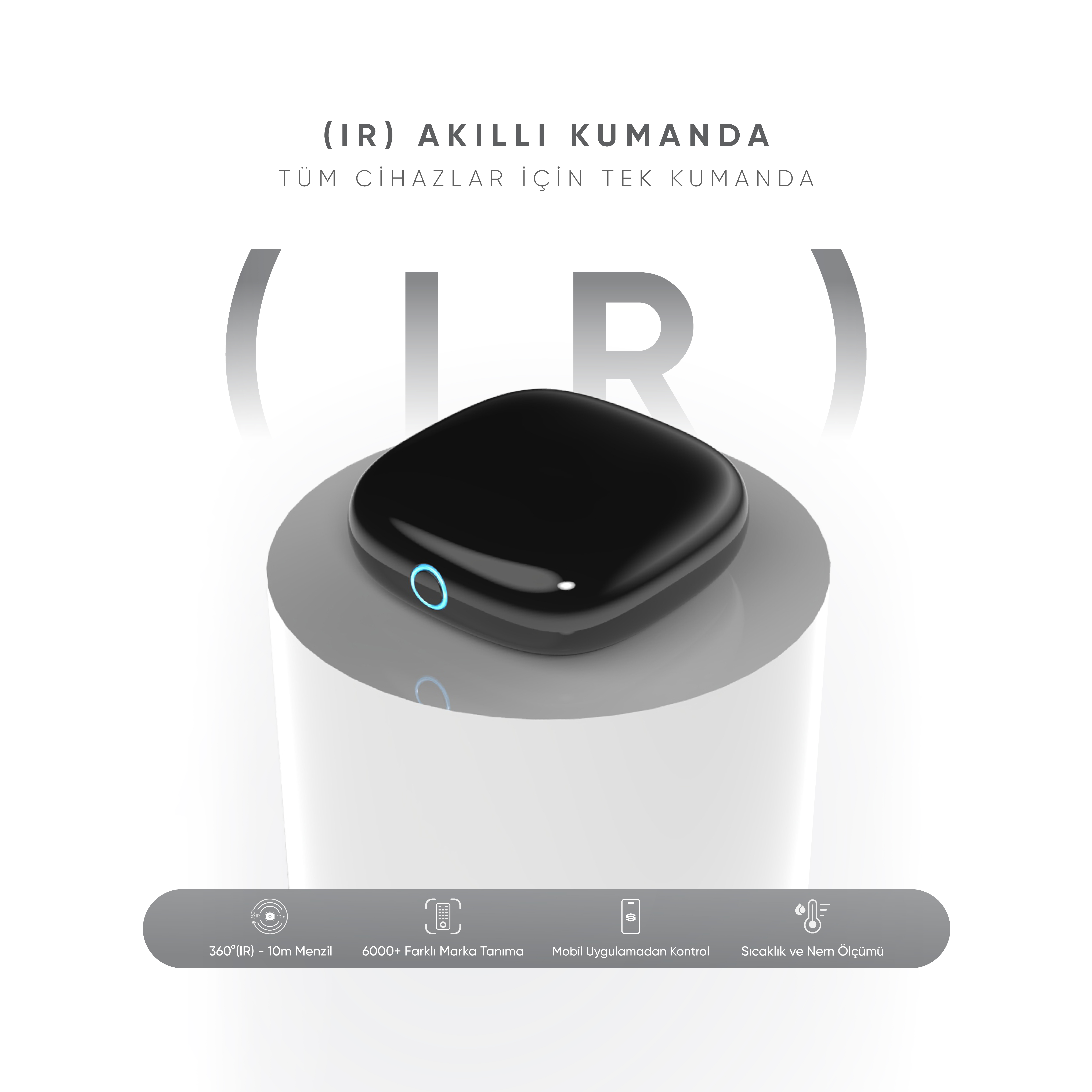 ŞIMART Kumandalı Cihazlarınızı Akıllandırın Akıllı IR Wi-Fi Kumanda