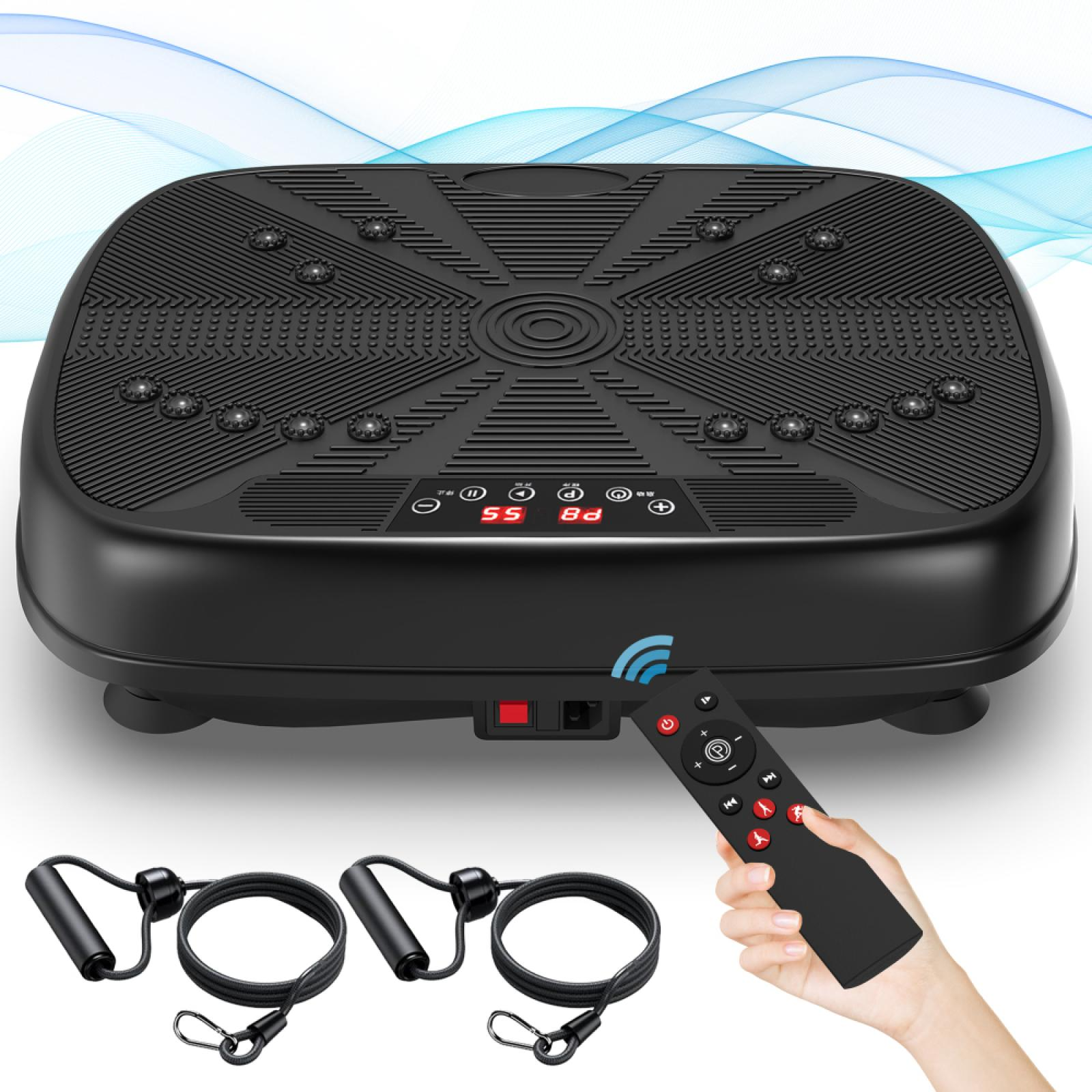 KITTECH mit Geschwindigkeitskontrolle&Widerstandsbndern Vibrationsplatte,  Schwarz | SATURN