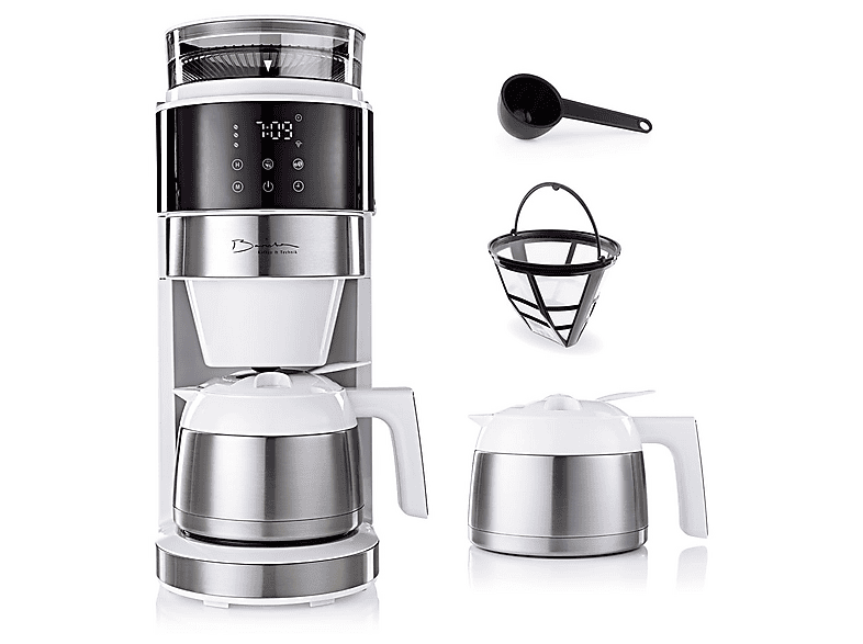 BARISTA MD-2451BT Touch Iso Kaffeemaschine Weiß