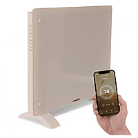 MediaMarkt VONROC Luxe Elektrische kachel Beige aanbieding