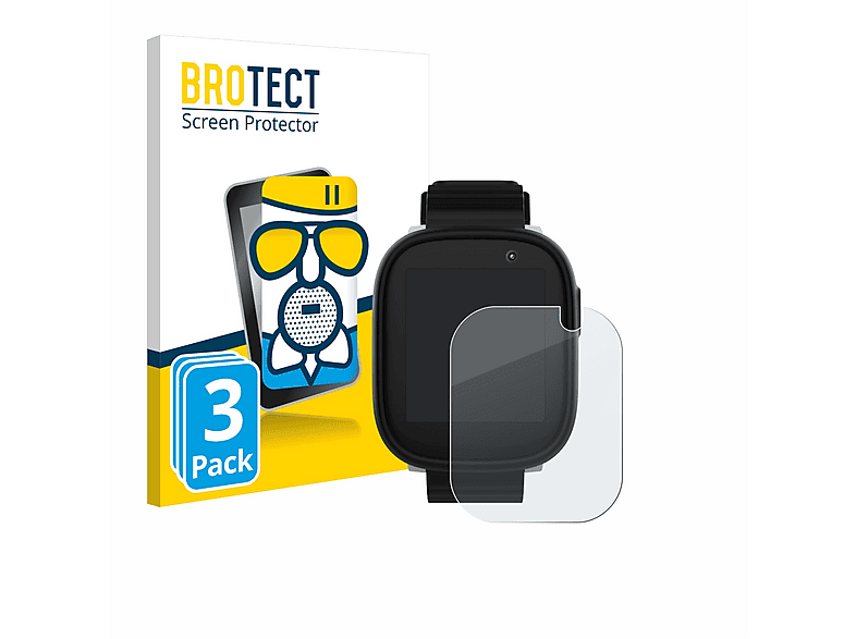 BROTECT 3x Entspiegelungs Schutzglas Panzer Folie Glas matt Schutzfolie (für Xplora X6 Play 2022 (1. Generation))