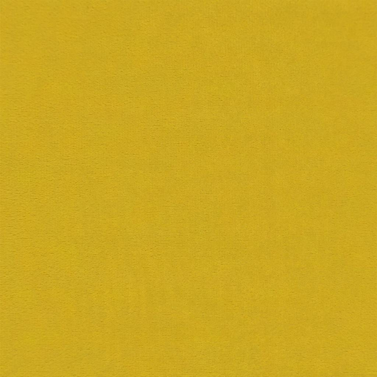 Nahaufnahme eines festen, strukturierten gelben Hintergrunds. Die Textur scheint Stoff zu sein.