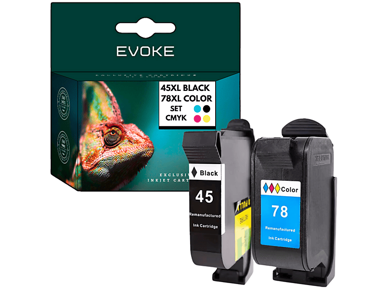 Cartuchos de Tinta Compatíveis para Impressoras HP 45 78 Deskjet 1220c 3820 3822 6122 6127 930c 932c 940c 950c para HP45 e HP78  7