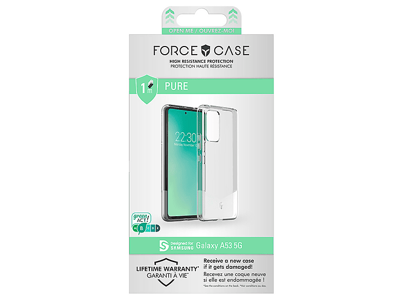 Cover Facetel Q3 Ultra Sottile – Custodia Rigida Con Supporto E Funzione Smart Cover, Colore Oro - 2