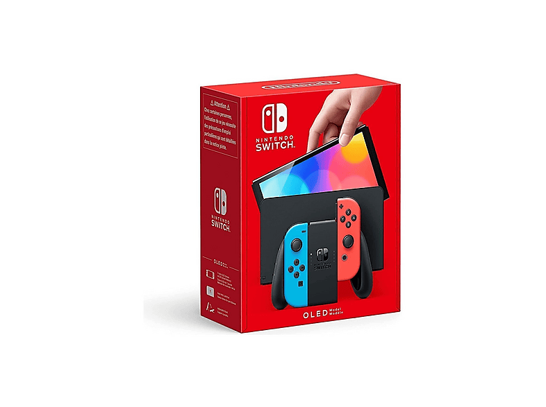 NINTENDO Nintendo Switch 64 GB Konsol Oled Model (İthalatçı Garantili) Oyun Konsolu Kırmızı-Mavi
