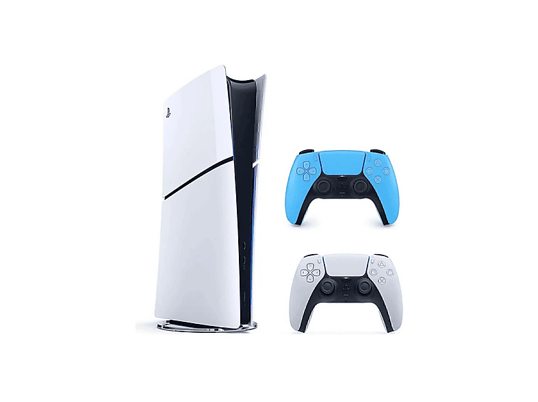 SONY PlayStation PS 5 Digital Slim 1 TB Türkçe Menü Çift Kol (İthalatçı Garantili) Oyun Konsolu Beyaz