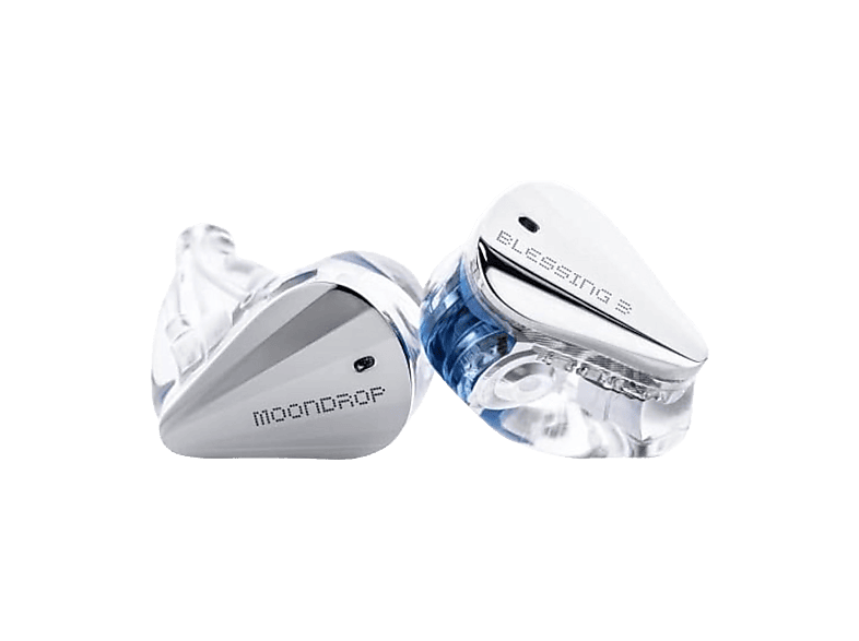 MOONDROP Blessing 3 2DD+4BA Hibrit In-Ear Monitor IEM Kablolu Kulak İçi Kulaklık Gümüş