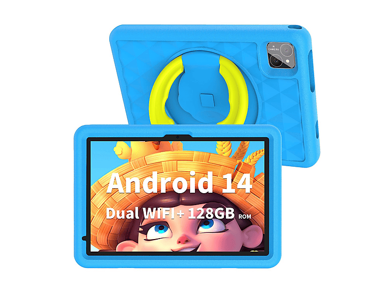 VASOUN TAB 11 mit Silikonhülle, Tablet, 128 GB, 10,1 Zoll, Blau