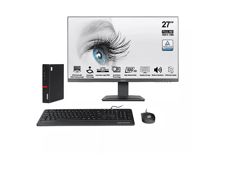Lenovo ThinkCentre Mini-PC M720q – Intel I5, 16GB Produktbild-Vorschau 1