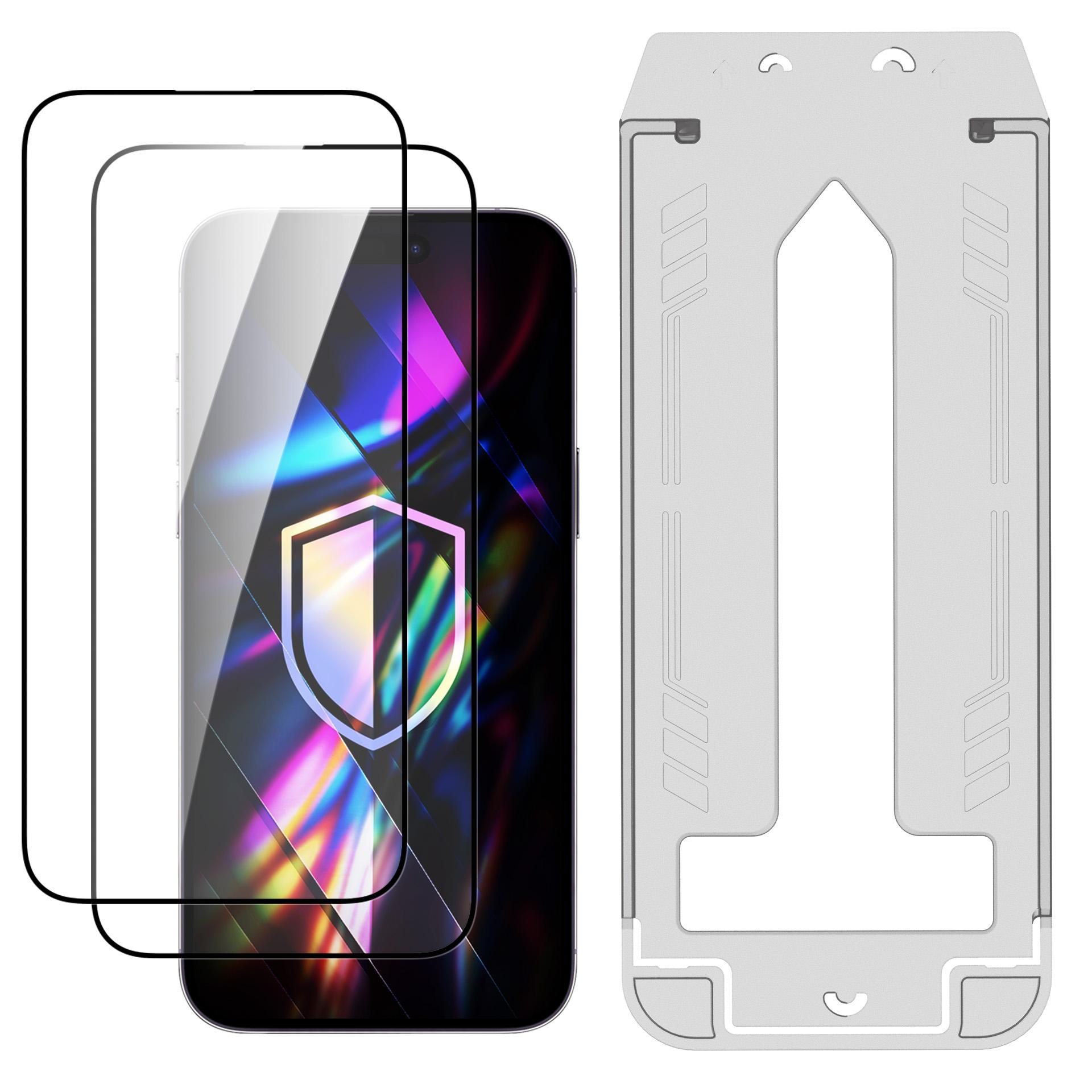 Telefon z ochraniaczami ekranu i stojakiem. Ekran telefonu ma tarczę. Stojak jest szary.