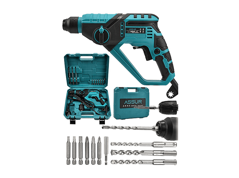 ASSUR Assur 250W 2 Kademeli Bakır Sargılı Darbeli Kırıcı Delici Hilti Kırıcı Delici
