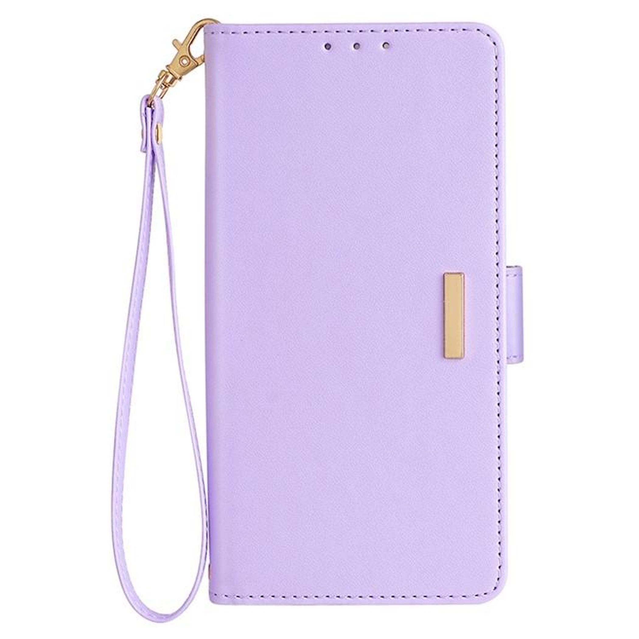 IF Violett Handyhülle Mit Holster & Veloursfutter – Für Handys Bis 7,5x16 Cm