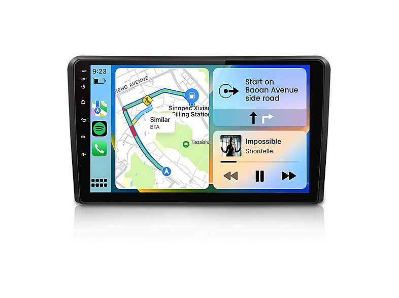 Radio Android 13 Para Audi A3 2003-2013 – Pantalla Táctil 9 Pulgadas, CarPlay Y Android Auto Inalámbrico, GPS, Cámara Trasera Y Micrófono Incluidos