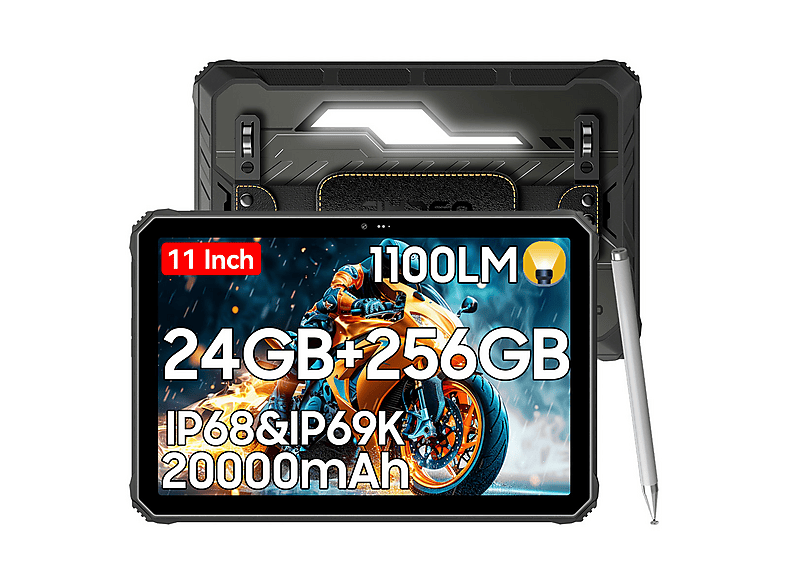 OSCAL Spider 10, Tablet, 256 GB, 11 Zoll, Schwarz