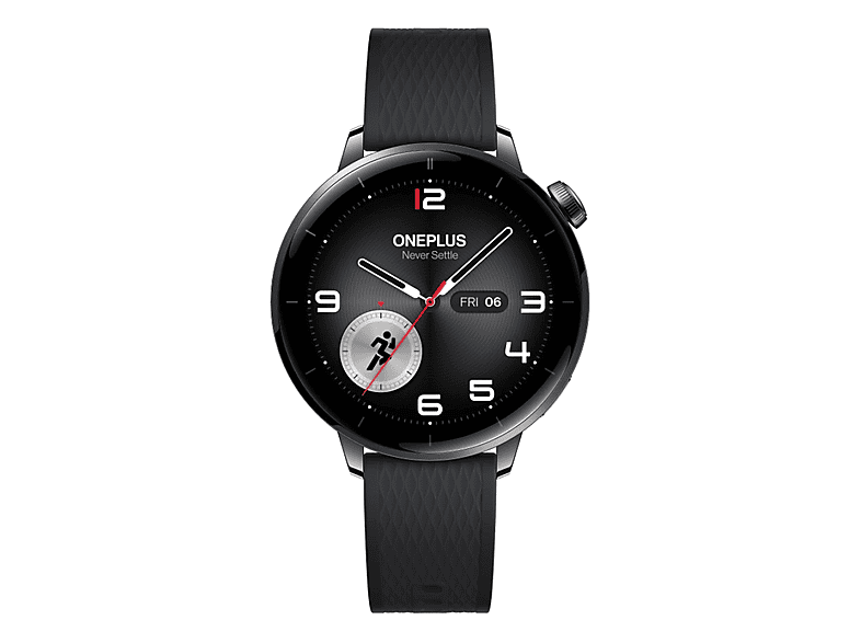 ONEPLUS Watch 3 Smartwatch Silikon, Black Steel