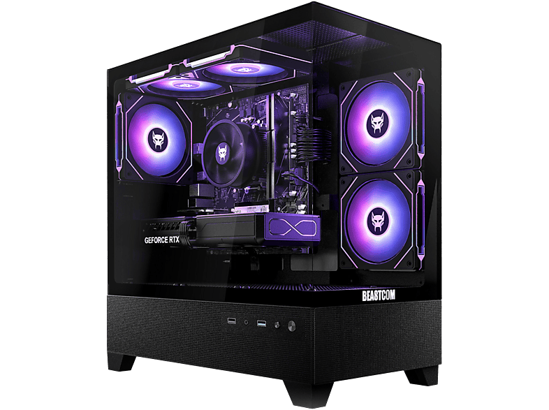 BEASTCOM Q5 | Pro Gaming, Gaming-PC mit Intel® Core™ i7, 32 GB RAM, 1 TB SSD, NVIDIA, NVidia GeForce RTX™ 5060 Ti, Windows 11 Pro