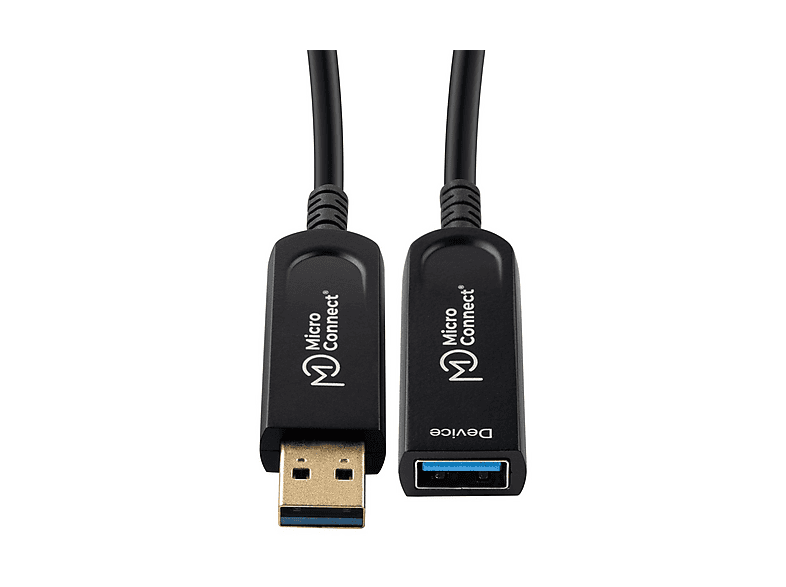MICROCONNECT USB3.0AAF20AOP USB Kabel, Schwarz | SATURN