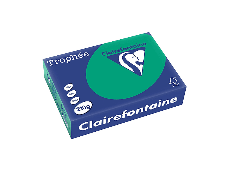 Papel para impresora | CLAIRALFA 2213C - A4, 210g/m2, Nº hojas: 250 ...