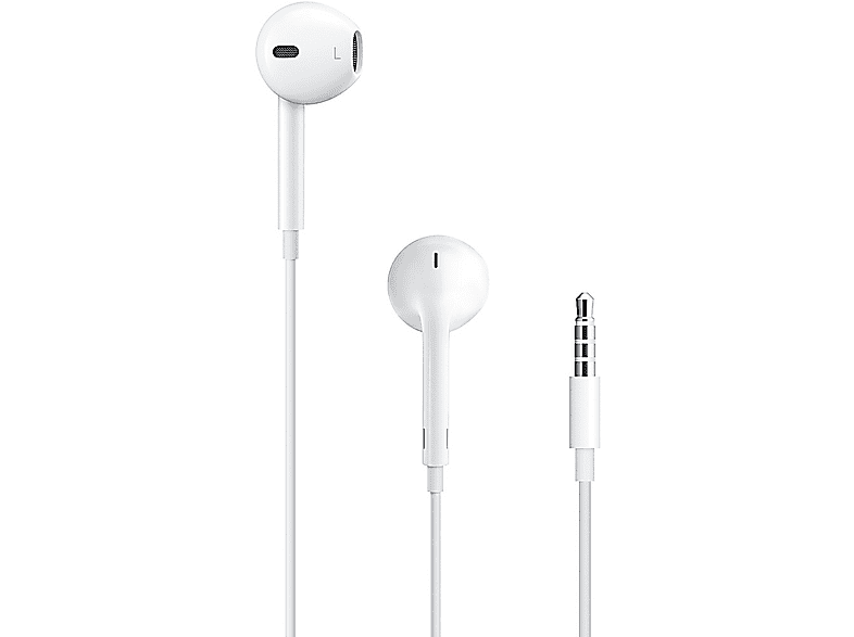 APPLE EARPODS (3.5MM KLINKE) MNHF2ZM/A, In-ear Kopfhörer Weiß