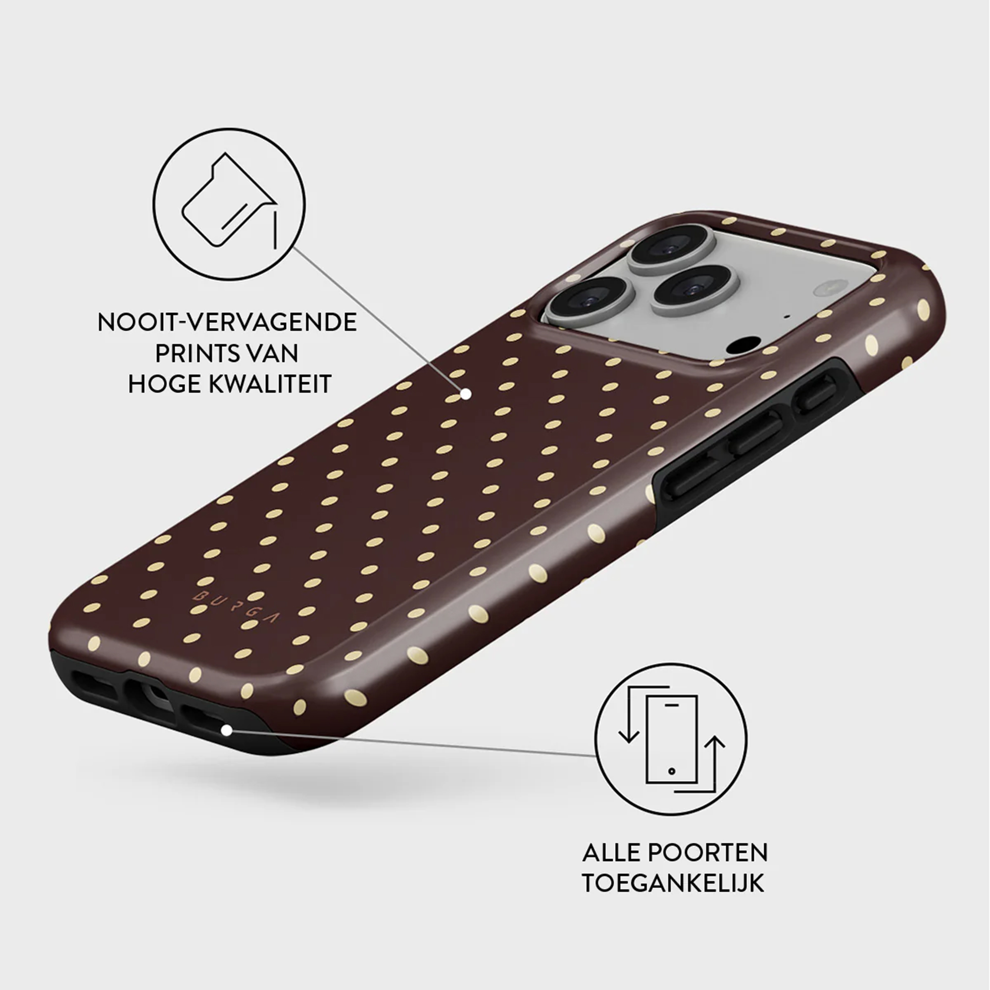 BURGA Tough Backcover MagSafe | Geschikt voor Apple iPhone 17 Pro